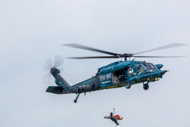 航空自衛隊による山岳救助